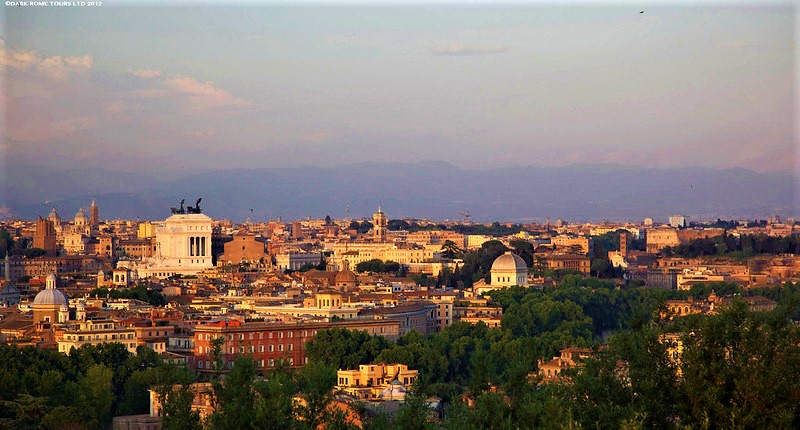 Sunset at Janiculum Hill
