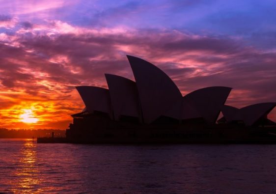 Sunset at Jeffrey St Wharf sydney